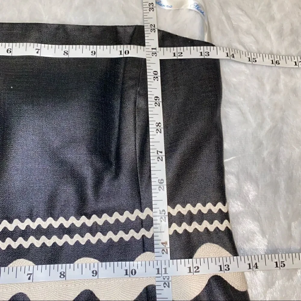 Shoshana Black Embroidered Strapless Dress - Picture 9 of 9